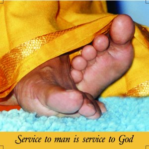 SAI Photo magnet \'Service to Man is Service to God\'