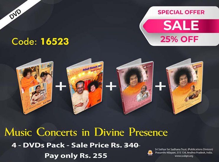 Combo Pack - Music Concerts in Divine Presence - Click Image to Close