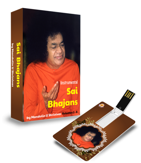 Music Card - Sai Bhajans - by Mandolin U Shrinivas - Click Image to Close