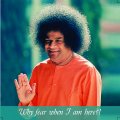 Sai Photo Magnet - 'Why Fear When I Am Here?!'
