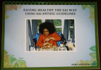Eating healthy the Sai Way