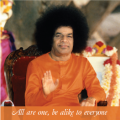 Sai Photo Magnet 'All are one, Be Alike to Everyone'