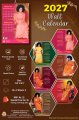 Wall Calendar 2027 (Qty 3 Calendars)