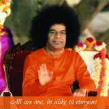 Sai Photo Magnet 'All are one, Be Alike to Everyone'