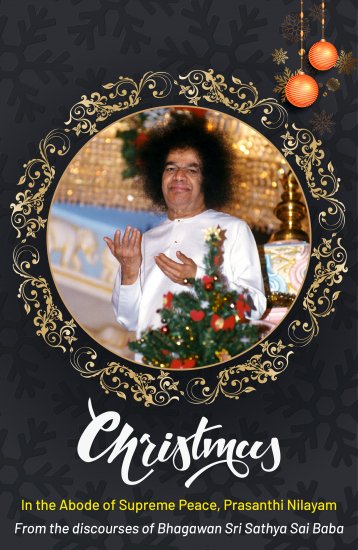 Christmas in the Abode of Supreme Peace, Prasanthi Nilayam - Click Image to Close
