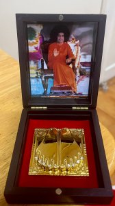 Padhuka Pooja Box ( 3.5\"x4.25\")