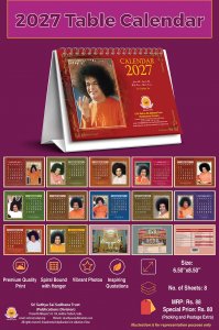 TABLE TOP CALENDAR 2027