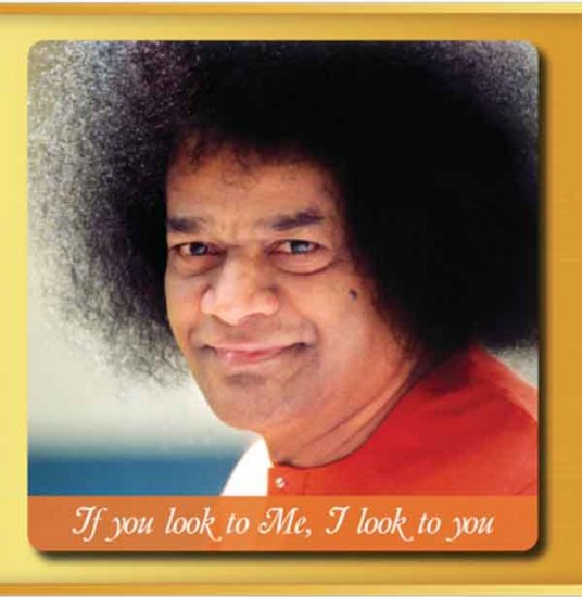 Sai Photo Magnet - "If You look to Me, I look to You' - Click Image to Close