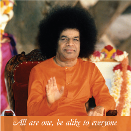 Sai Photo Magnet 'All are one, Be Alike to Everyone' - Click Image to Close