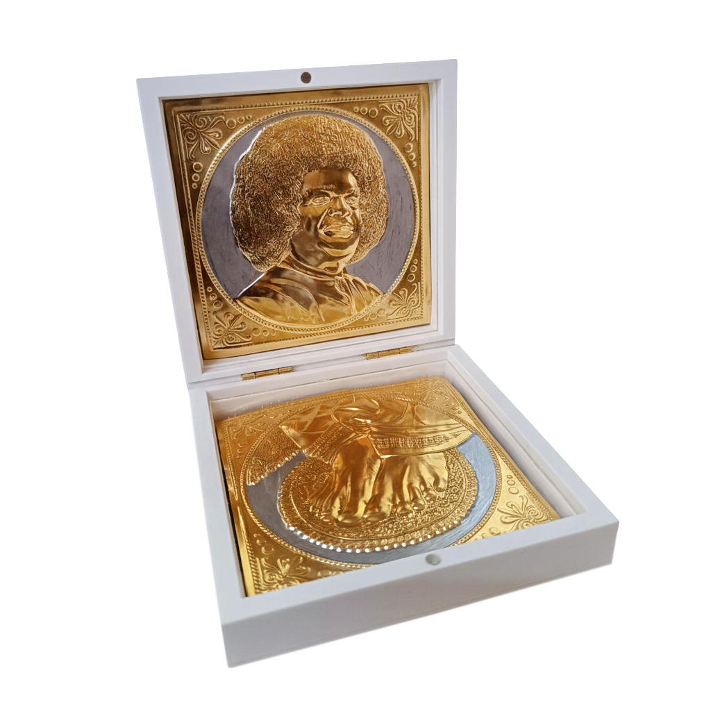 Sri Sathya Sai Padhuka Box ( 4.7x4.7) [18286] - Rs.840.00 : Sai Cart ...